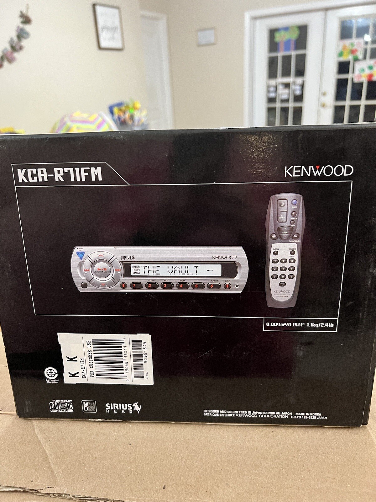 Kenwood KCAR71 FM KTCSR902 AM/FM Modulator Sirius Stereo Receiver eBay