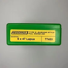 Redding ‎6x47 Lapua Type S - Bushing Style Full Sizing Reloading Die - 77489