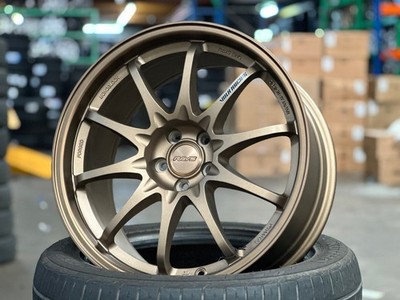New 18x8.5 NK CE28 ET35 BRONZE (4 Wheel) 5x100 Subaru Impreza