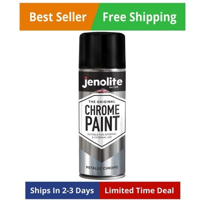 Chrome Spray Paint - Smooth Chrome Finish - Multi Surface Paint for Metal, Pl...