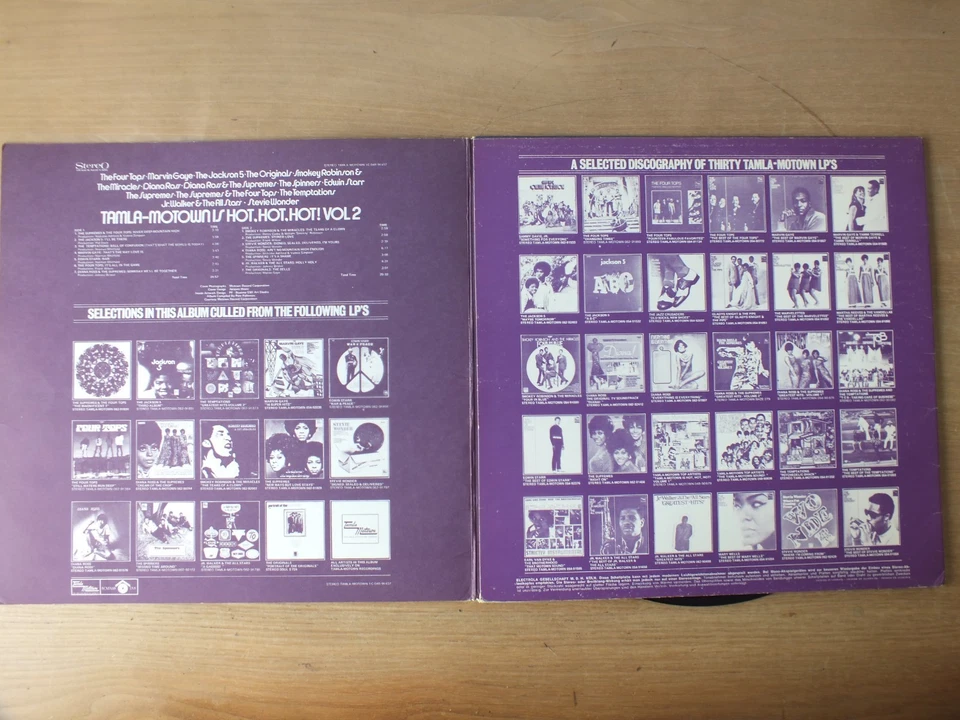 Tamla Motown Is Hot Hot Hot  Volume 2   GERMANY  1971  LP  GAT   Vinyl  vg - Bild 3 von 3
