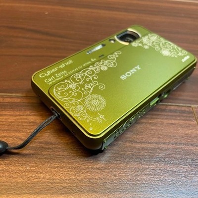 Sony Cyber-shot DSC-T77 10.1MP Digital Camera - Silver for sale