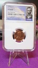 NGC PF64 RB 1975-S Lincoln Memorial Small Cent Proof, Cert #8672355-001 — photo 2