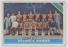 1975-76 Topps Checklist Atlanta Hawks Team #203 1h2x