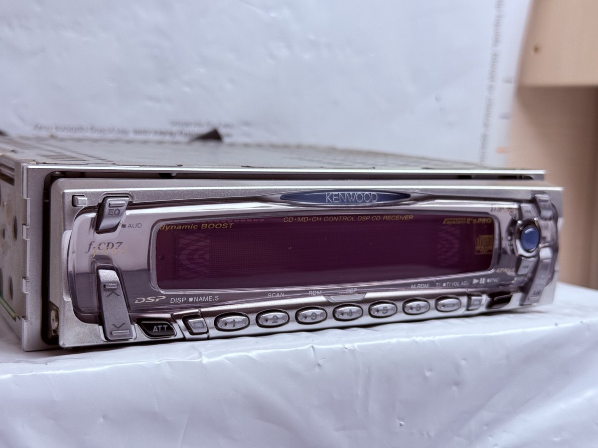 Kenwood f-CD7 JDM Car CD Player Receiver Japan w/ External