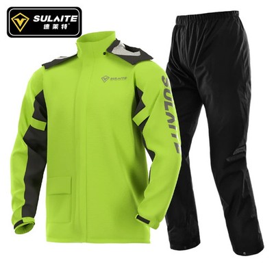 Motorcycle Raincoat Men Waterproof Split Rain Suit Motorbike Riding Rain Gear