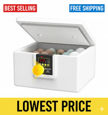 24-Hour Automatic Egg Incubator Thermostat Poultry Hatching Machine Farm
