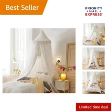 Easy Install Princess Bed Canopy - Dreamy Sleeping Retreat for Children