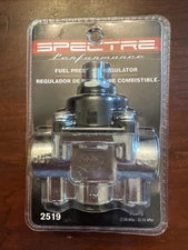Spectre 2519 Universal Fuel Pressure Regulator 5-9 PSI 3/8” Barb Carburetor
