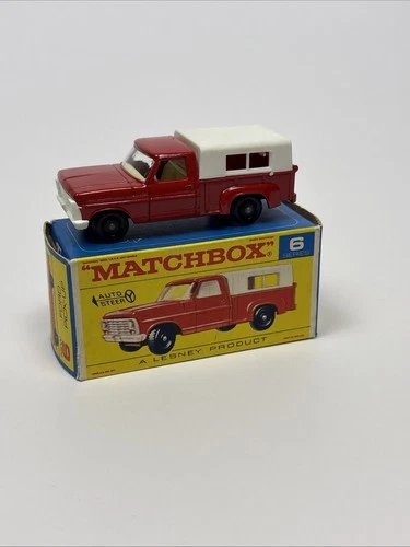 Lesney Matchbox Ford Pick-up Truck 6 Original Box