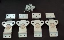  4 PENN ELCOM 1 Butterfly Latches With Locking Bracket  Hardware 