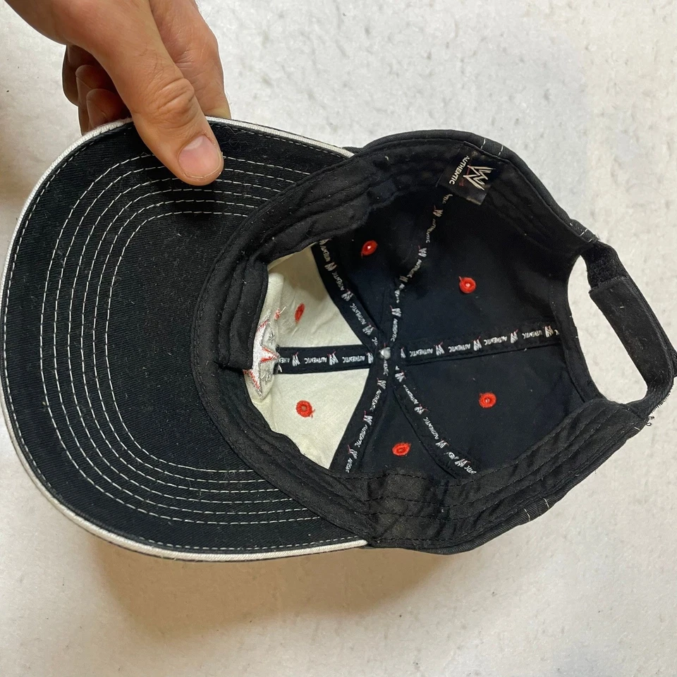 WWE подлинный CM панк 2012 черный бейсбольная кепка бейсболки регулируемая шляпа - Изображение 4 из 4