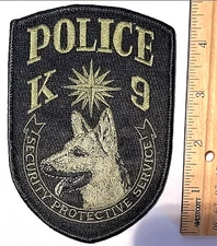 C-I-A police canine patch