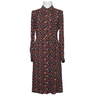 Ichi, Blusenkleid, Größe: 34, Schwarz/Mehrfarbig, Blumen, Damen #lHH