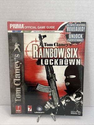 Rainbow Six Lockdown Prima Official Strategy Guide PS2 Xbox Ubisoft Tom Clancy