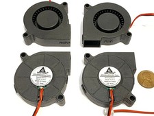 4 Pieces GDSTime Blower Computer Fan 5V 2Pin 50mm 5015 50mm x 15mm 5cm