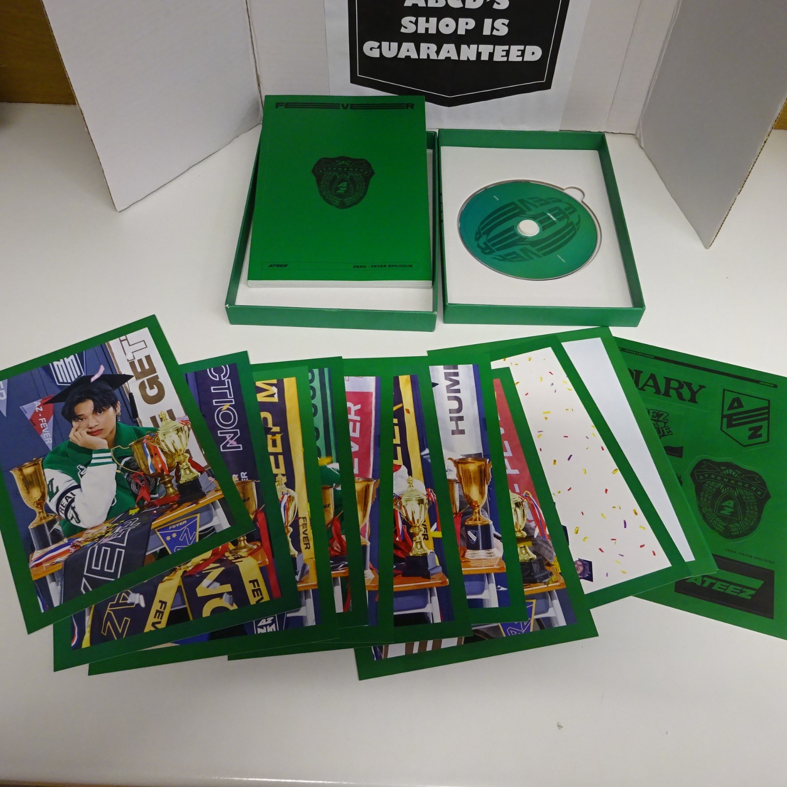 Ateez Zero Fever Epilogue  CD BOX SET . Genuine. MINT DISC