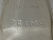 Vintage Clear Embossed Primo Honolulu Hawaii Beer Bottle rare