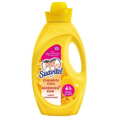 Liquid Fabric Softener Conditioner Morning Sun Scent 46 fl oz Laundry Freshness