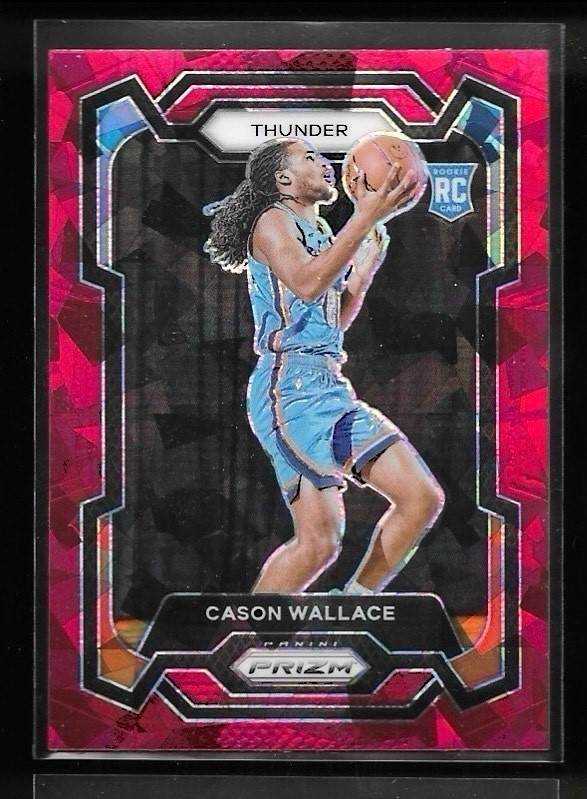 2023-24 Panini Prizm - Cason Wallace #139 Red Ice Prizm (RC)