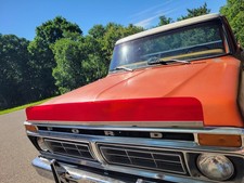 Vintage Red Bug Deflector 1973 To 1979 Ford F-series Trucks 19781979 Bronco