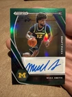 2021-22 Panini Prizm Draft Picks Autographs Mike Smith #DP-MSM Green Prizm (RC)