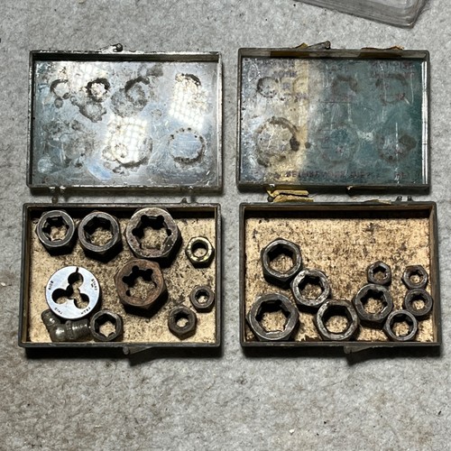 VTG Snap-On 7NF & NC Hex Rethreader Dies Set Coarse Threads 1/4