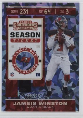 2019 Panini Contenders Season Ticket Cracked Ice 16/23 Jameis Winston #81 6m7