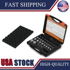 44pcs Bolt Nut Thread Identifier Measure Gauge Size Checker Inch & Metric Set