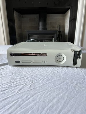 Microsoft Xbox 360 Weiß Falcon Nur Konsole & Netzteil | 60GB HDD Getestet Funktioniert