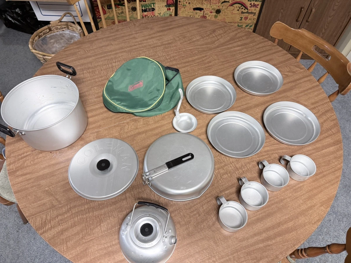 Coleman Aluminum Cook Set Camping Cookware for sale | eBay