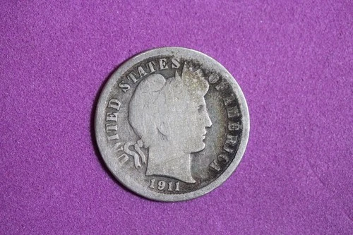 ESTATE FIND 1911 - Barber Dime!! #K58840