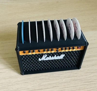 Marshall Pick Holder 3D Guitar Pick Holder Organizer - Free Shipping