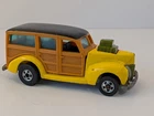 1979 Hot Wheels 40's Ford Woodie, Yellow, 1/64 Vintage