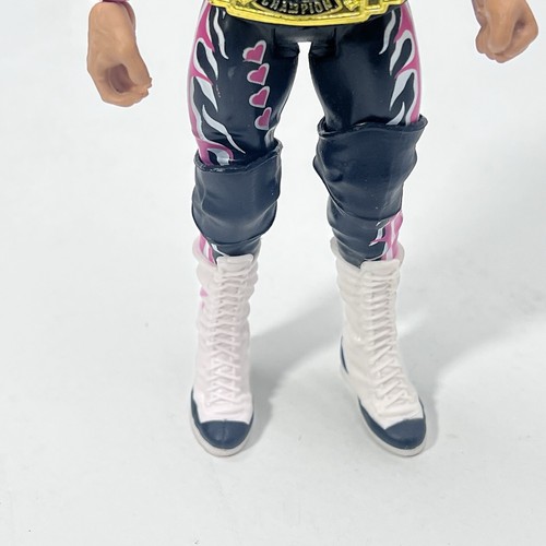 Figurine WWE Bret Hart Basic Series Wrestling 2017 avec ceinture intercontinentale - Photo 11/20