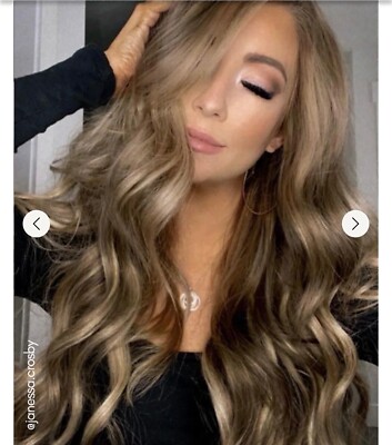 New Clip in 20” Hair Extensions Ash Blonde Irresistibleme | eBay display picture 3