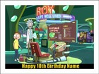 Rick & Morty Cake Topper Edible Icing Birthday Cake Cartoon Decoration (2 Sizes)