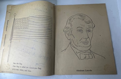 Vtg 1953 1960 Continental Press January February Newspaper Coloring Book Unused - Picture 7 of 12