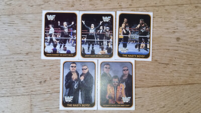 Cartes à collectionner WWF Wrestling Merlin. Lot complet 150