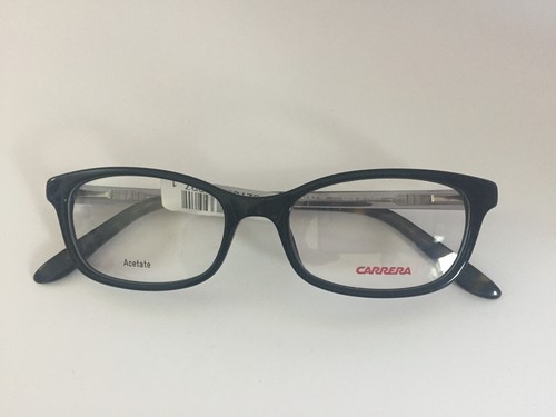 New Carrera Eyeglasses Black/Grey 50-17-140 Frames
