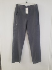 Figs Axim  2.0 Cargo Scrub Pants  NWT wearable tech graphite