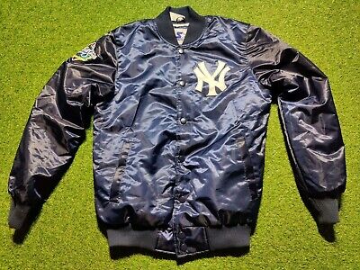 Starter New York Yankees Men's Satin Jacket Small Baseball Starter New York Yankees Men's Satin Jacket Small Baseball
