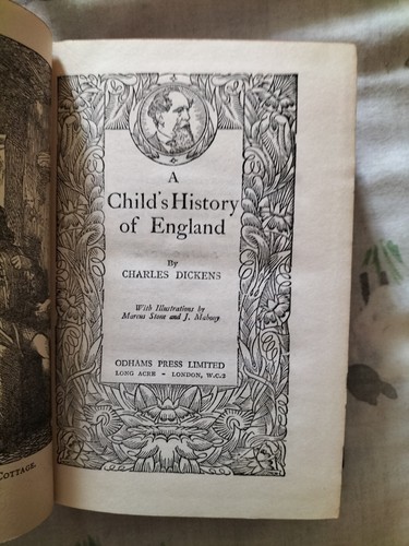 Child’s History Of England & Christmas Stories Charles Dickens Kunstlederbuch - Bild 4 von 8