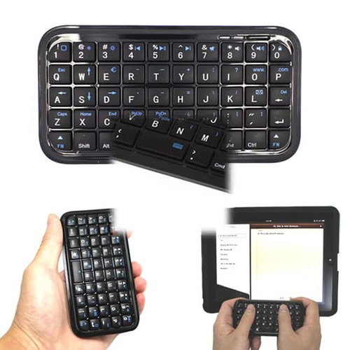 Mini Rechargeable Type-C Bluetooth 3.0 Keyboard Slim Wireless Pocket Keypad