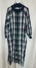 Go Softly Plaid Night Dress Women's Size Large - D46