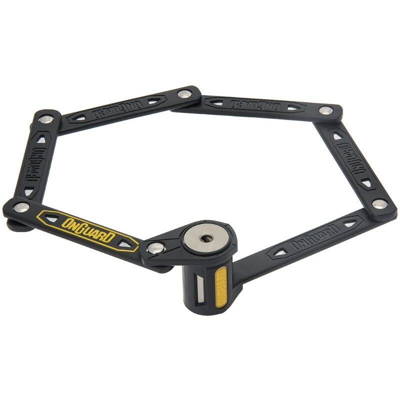 lucchetto pieghevole heavy duty 750mm acciaio temperato Onguard bici