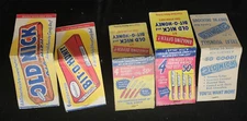 5 Bit O Honey & Old Nick's Candy Bar Vtg. Advertising Matchbooks All Different