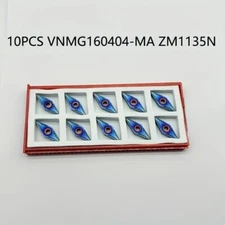 10pcs VNMG331 VNMG160404-MA Carbide Inserts Nano-Blue Coating Insert is Suitable