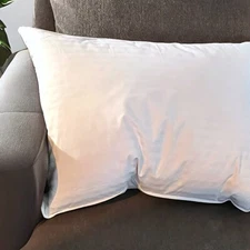 East Coast Bedding 300TC Down & Feather Pillow – Firm Support for All Sleepers