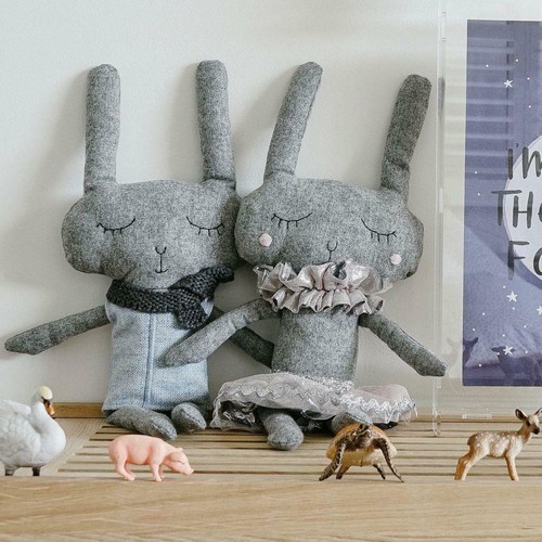 Lloyd The Rabbit - 35 cm Softie - and the little dog laughed - Picture 3 of 3